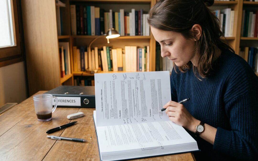 Comment relire efficacement sa thèse avant impression