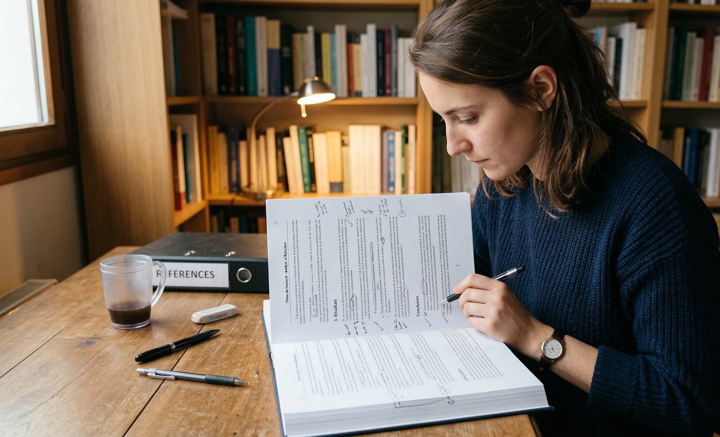Comment relire efficacement sa thèse avant impression
