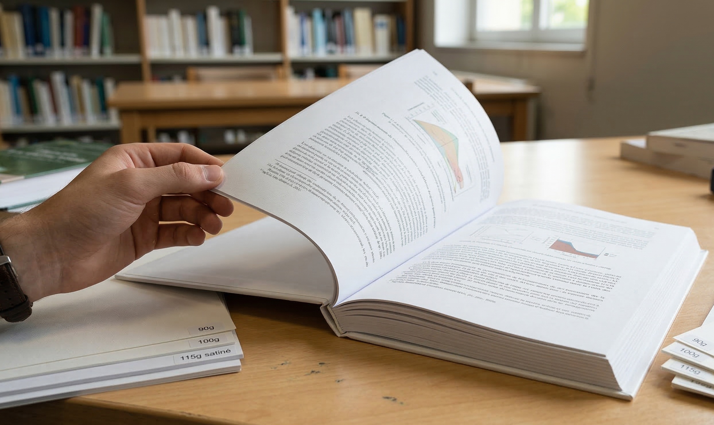 Quel papier choisir pour l&rsquo;impression de sa thèse ?