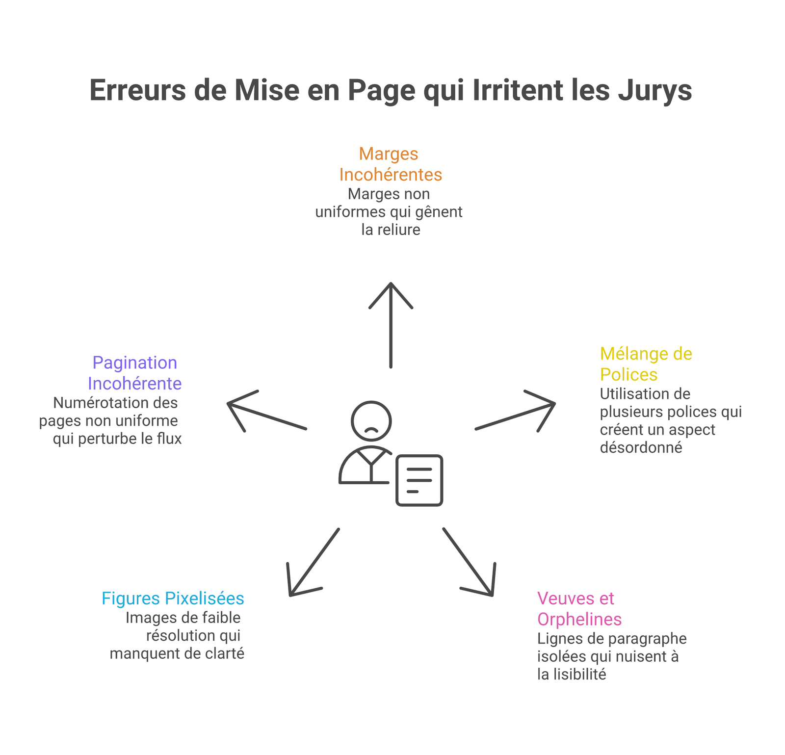Les 5 erreurs de mise en page les plus fréquentes dans les thèses de doctorat