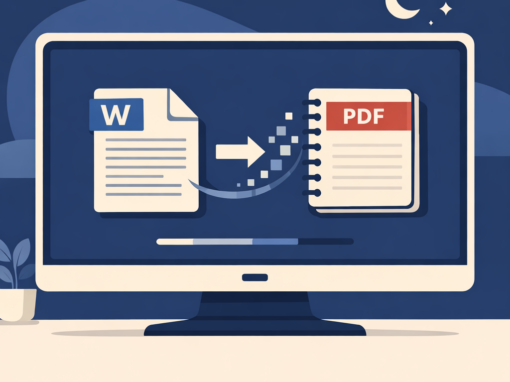 Convertir son mémoire Word en PDF sans casser la mise en page