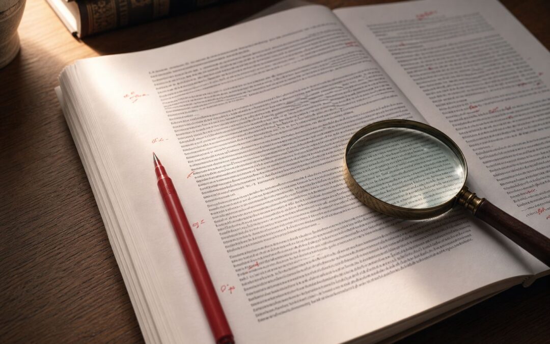 Correction de thèse avant impression : relecture, correcteur et tarifs